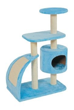 Škrábadlo WAVE cat tree L modrá 91cm Zolux