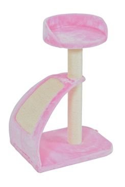 Škrábadlo WAVE cat tree S růžová 66cm Zolux