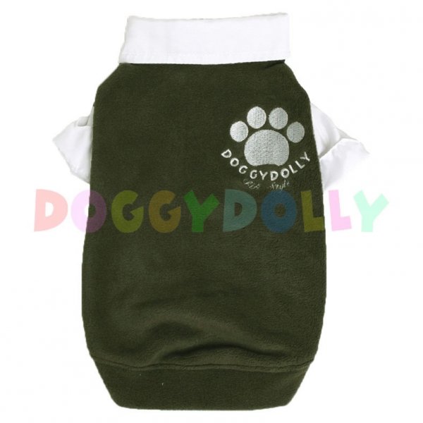 Mikina Doggydolly zelená s tlapkou XL