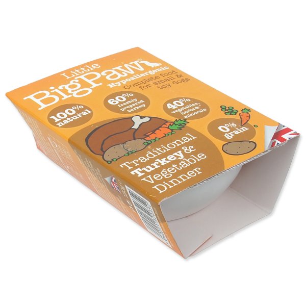 Vanička LITTE BIGPAW Dog krůta & zelenina 150g