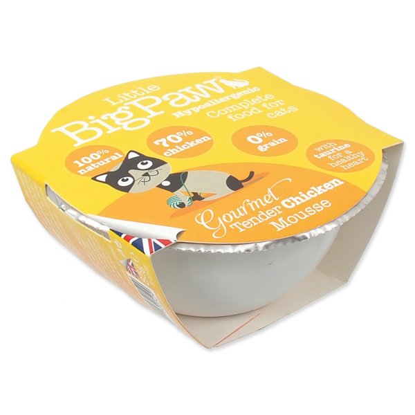 Kalíšek LITTE BIGPAW Cat kuřecí 85g