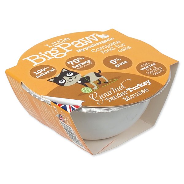 Kalíšek LITTE BIGPAW Cat krůta 85g