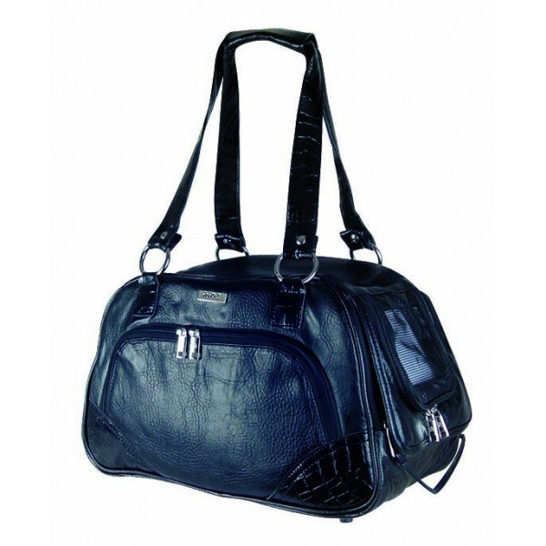 Taška Black Leather-Like Bag 36 x 23 x 23 cm