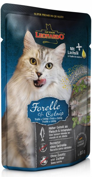 Leonardo - Pstruh a kočičí tráva 85 g