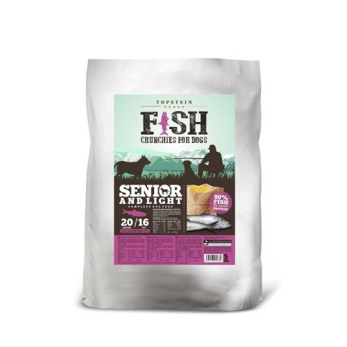 Fish Crunchies for dogs Senior and Light 5 kg