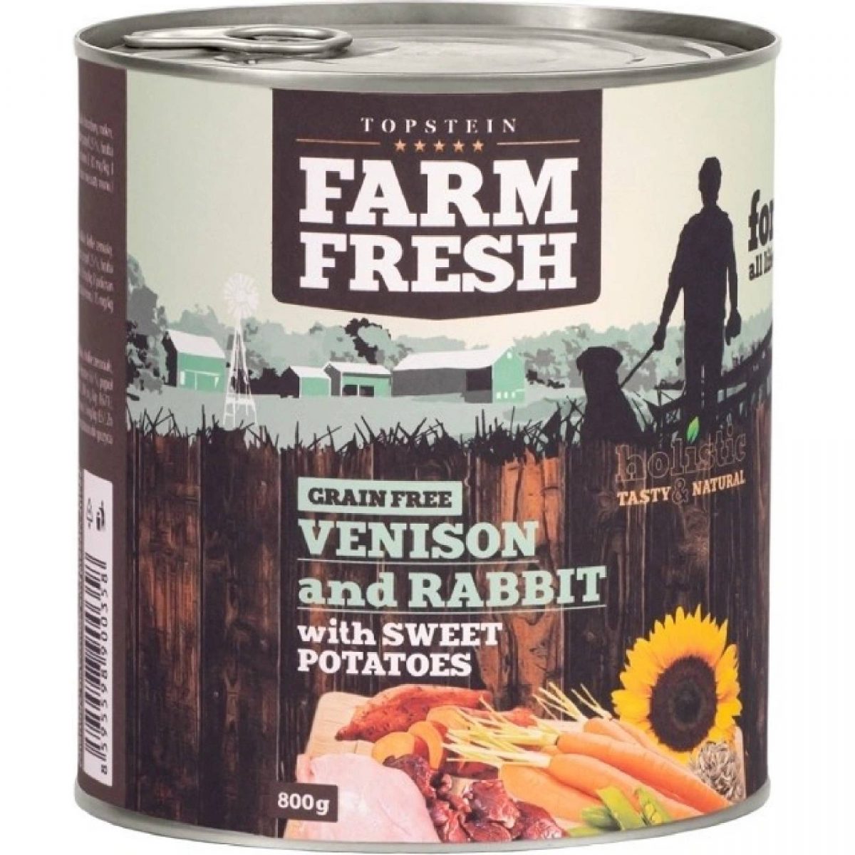 Topstein Farm Fresh zvěřina králík & brambory 800 g