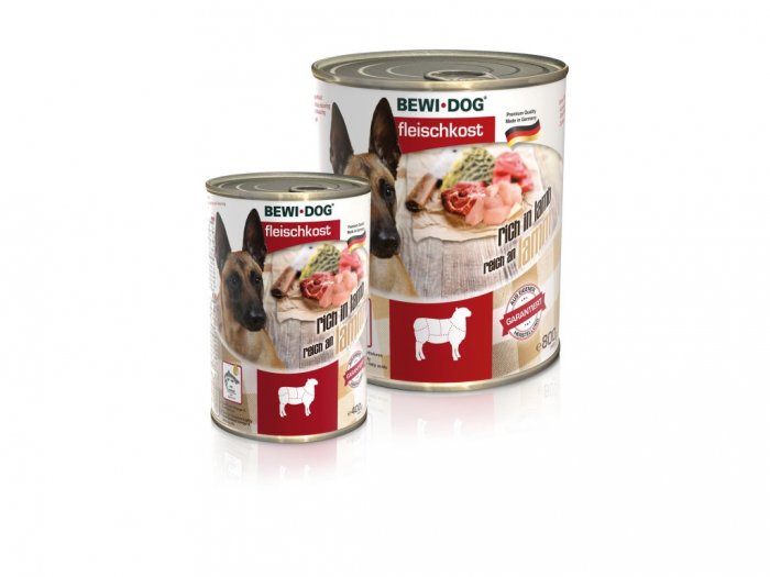 BEWI DOG meat selection rich in lamb 400 g