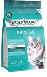 Arden Grange Sensitive Cat - Ocean White Fish and Potato - grain free recipe 4 kg