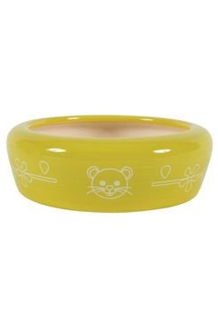 Miska keramická hlodavec 150ml žlutá Zolux