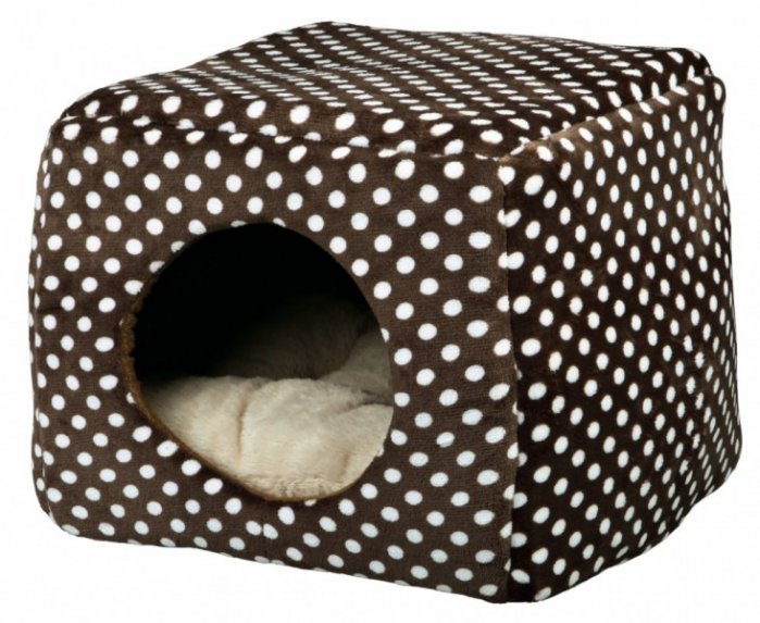 Kukaň/pelíšek MINA 40x32x40 cm hnědo/béžová