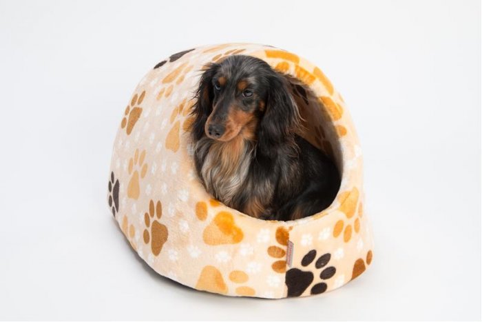 Kukaň flanel fleece Tlapa béžová 38 x 32 cm