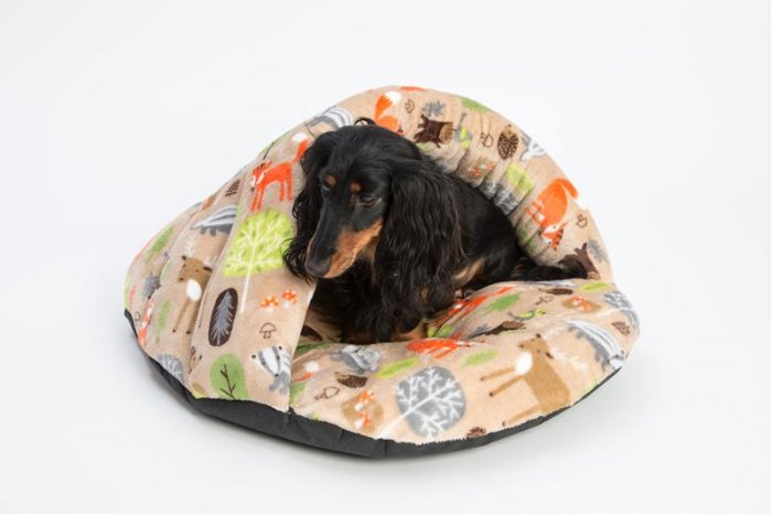 Pelech střecha flanel fleece Lesan béžový 57 x 68 cm