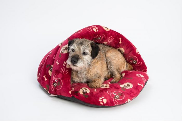 Pelech střecha flanel fleece Dášenka vínový 57 x 68 cm