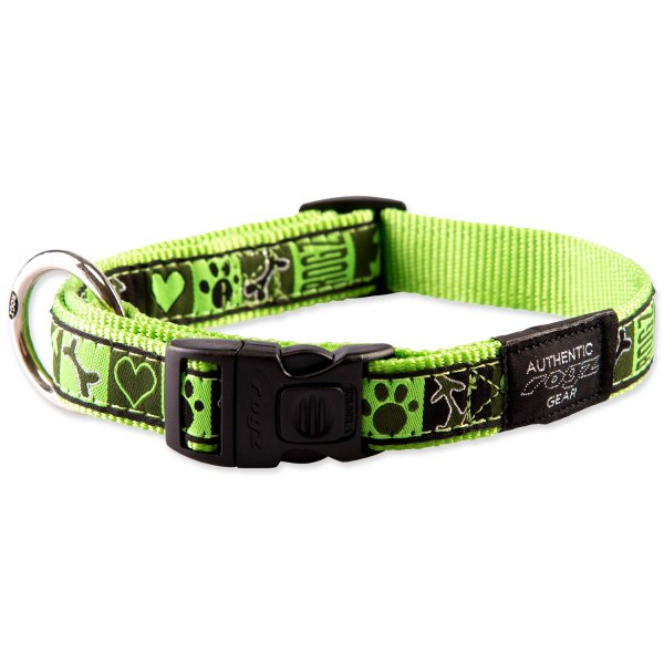 Obojek ROGZ Fancy Dress Lime Juice L