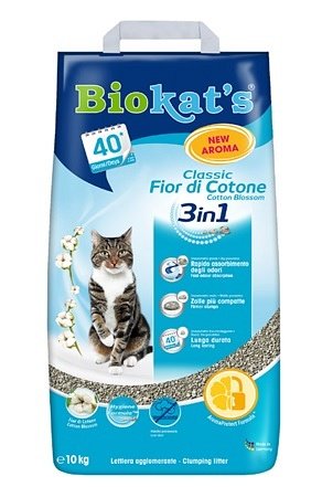 Podestýlka BIOKATS Natural Cotton Blossom 10kg