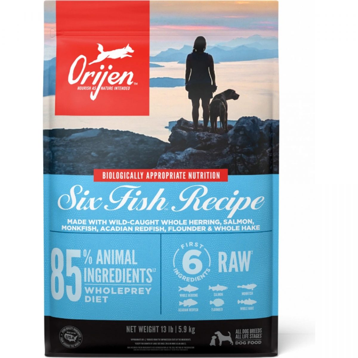 Orijen Dog Six Fish NEW 2kg