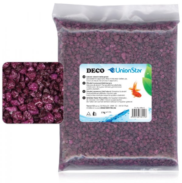 Akvarijní písek vínový 2kg DECO