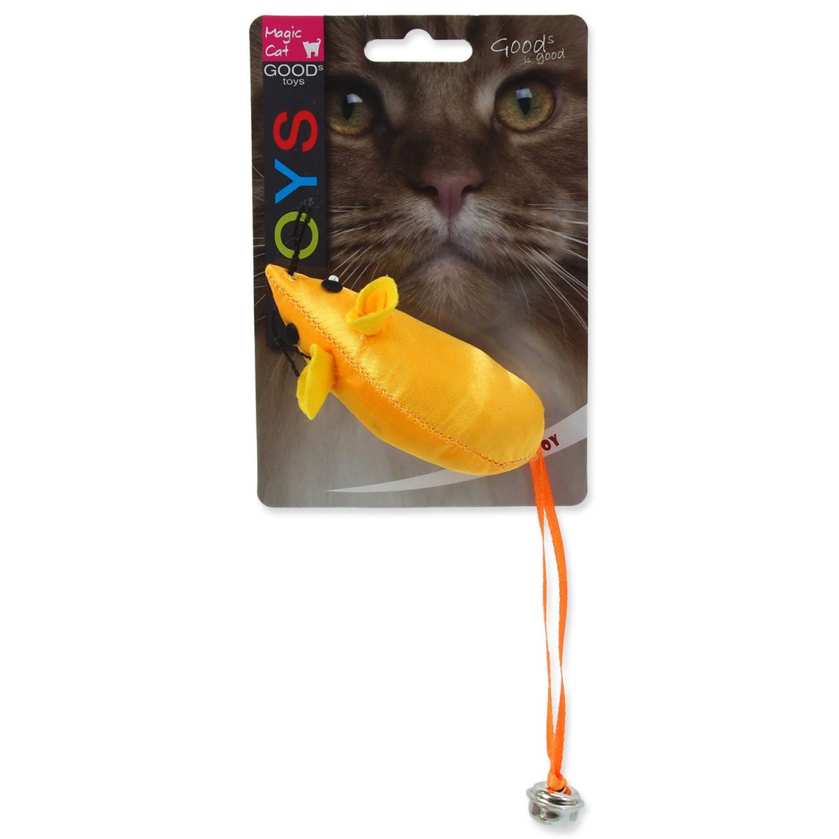 Hračka MAGIC CAT myš neonová 8,75 cm 1ks