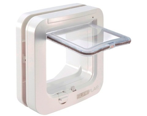 Dvířka SureFlap s mikročipem pro kočky - hnědá