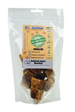 Dr. Animal - maso suš. králík kostky 80g