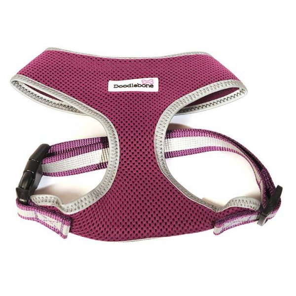Reflexní postroj Doodlebone Airmesh Purple - velikost S