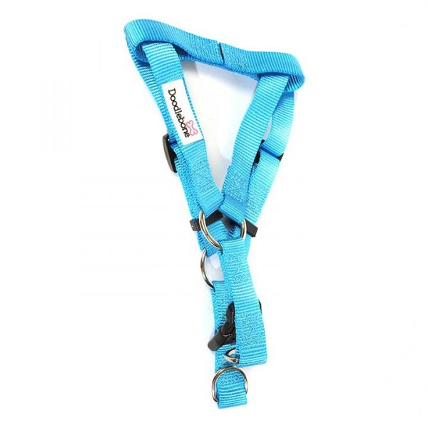 Lehký postroj Doodlebone Blue - velikost XS