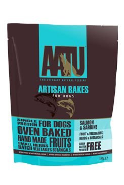 AATU Dog Artisan Bakes Salmon n Sardine 150g