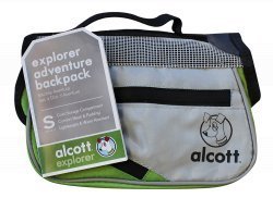 Alcott batoh pro psy, šedý, velikost S