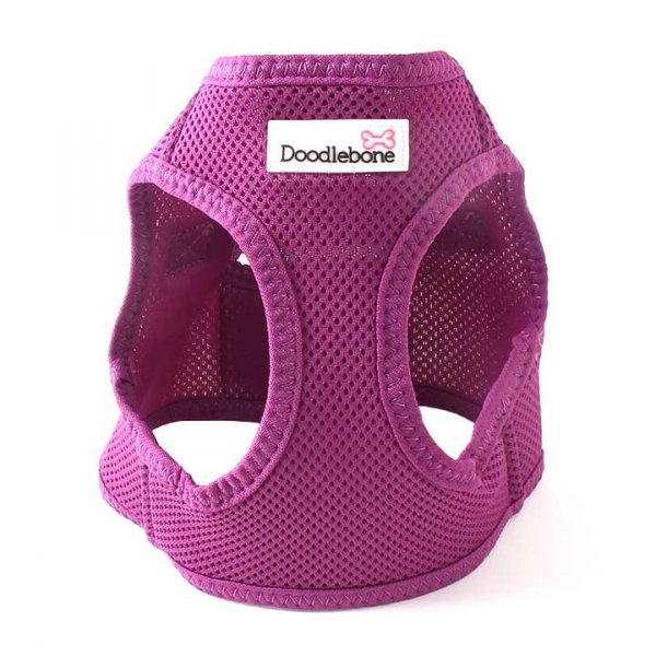 Postroj Doodlebone Airmesh Snappy fialový - velikost M