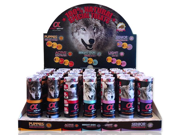 Display Alpha snacky funkční  5 druhů 35x80g  2800g