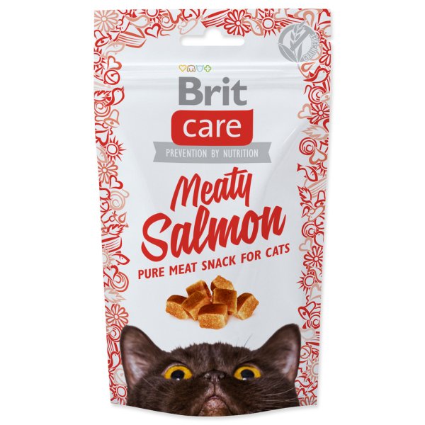 Brit Care Cat Snack Meaty Salmon 50g