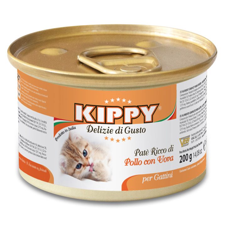 KIPPY Kitten s kuřecím masem a vejci 200g