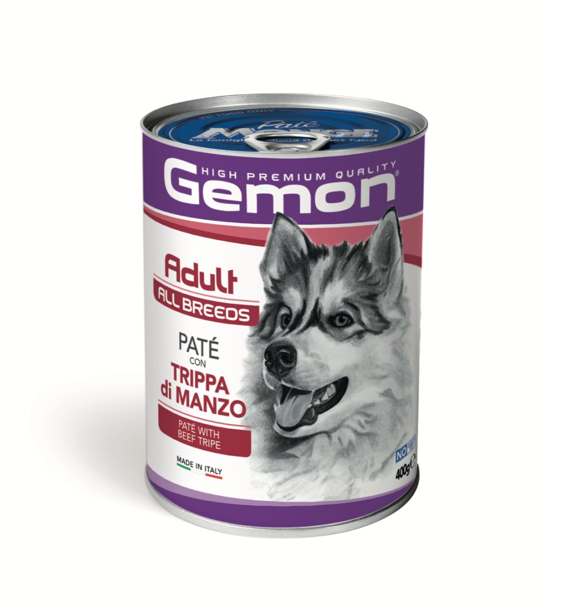 GEMON Dog HP Medium kousky hovězí s játry 415g