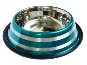 Miska nerez LINE tyrkysová 2,35l/25cm