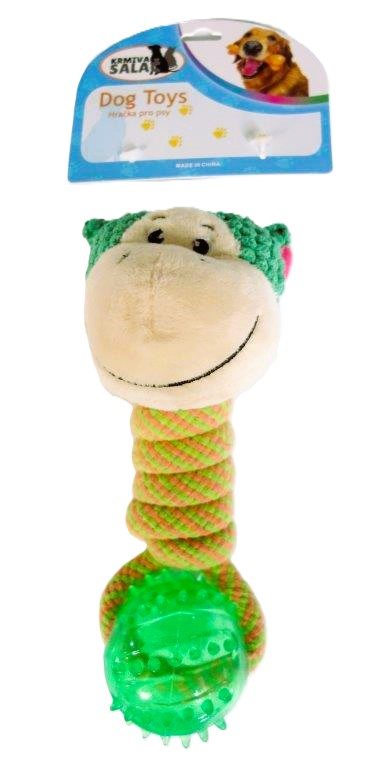 Přetahovadlo míček TPR opička 20cm (80/1)