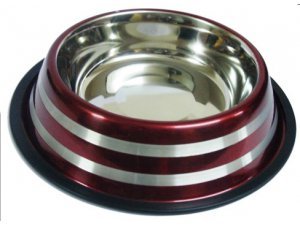 Miska nerez LINE červená 1,5l/25cm(36)