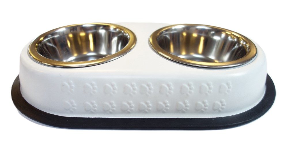 Dvojmiska nerez KRÉMOVÁ 0,22l/13,5cm(24)