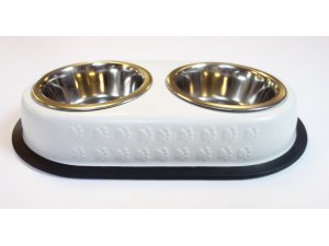 Dvojmiska nerez KRÉMOVÁ 0,55l/16,5cm(24)