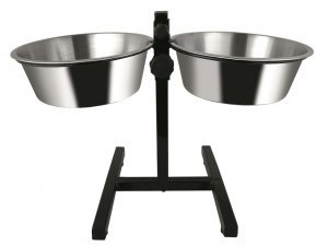 Stojan na misky (42cm) + 2x miska 3,0l/29cm(6)