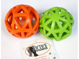 Děrovaný míč oranžový 9cm (120/1)