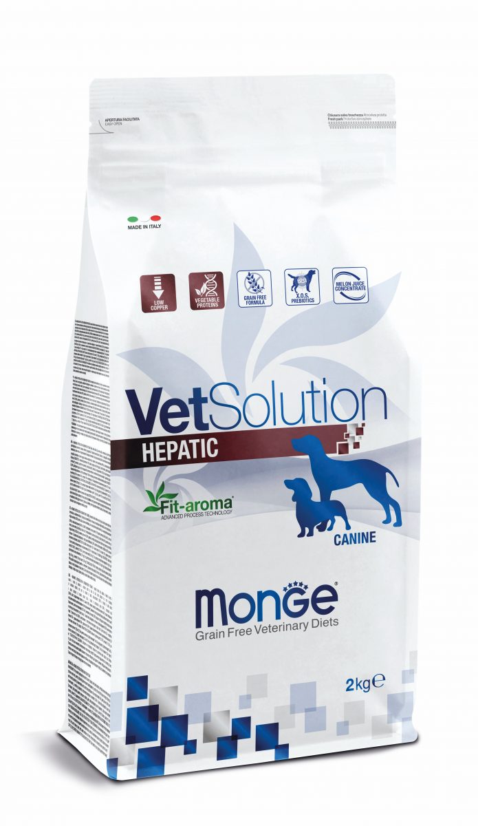 Monge Vet Dog hepatic 2 kg