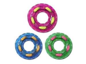 Nayeco hračka pro psa kruh proplétaný bavlnou průměr 12 cm guma