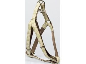 Nayeco postroj Envy flora koženkový béžový 20 mm x 46 - 75 cm