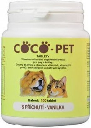 Coco Pet vanilka 100 tbl