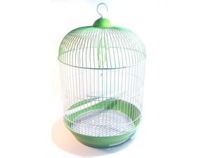 Tatrapet klec pro exoty kanárky 33 x 53 cm kulatá zelená