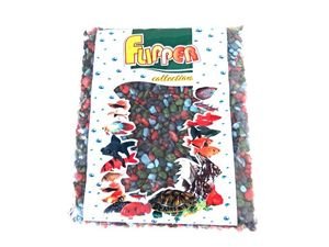 Tatrapet akvarijní písek 4 - 8 mm 1kg červeno-modro-zelený