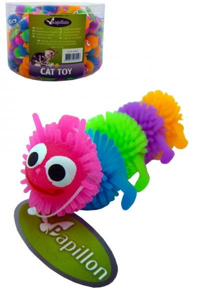 Papillon hračka pro kočku housenka 6,5 cm
