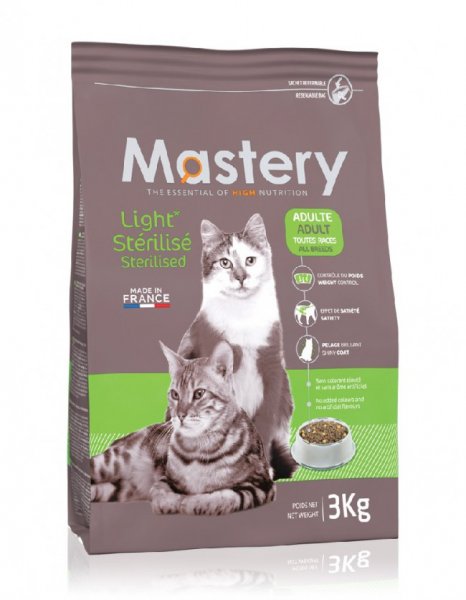 Mastery CAT Ad. Light Sterilised 3kg
