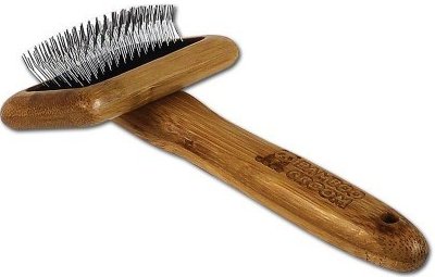 Bamboo Groom Kartáč finišák s nerezovými hroty velký