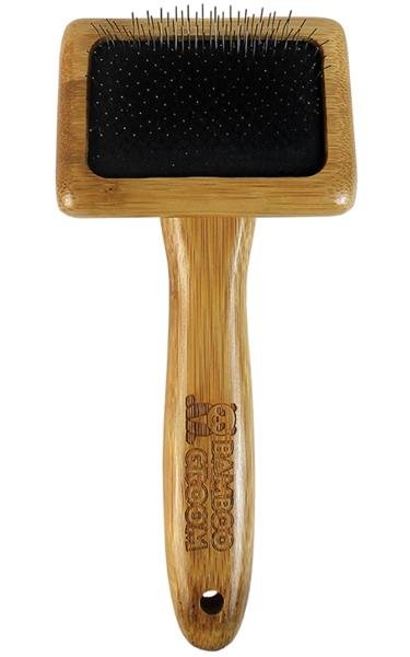 Bamboo Groom Malý kartáč s nerezovými hroty, Finišák